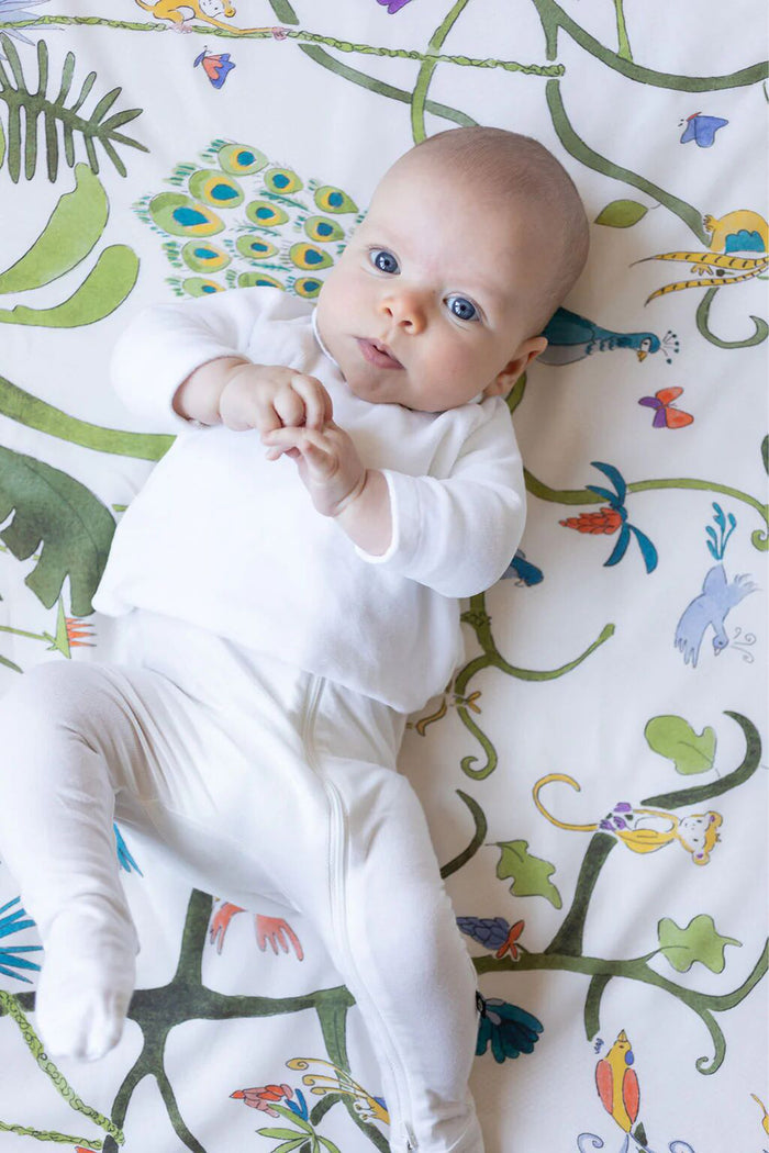 Tropical Placement Crib Sheets