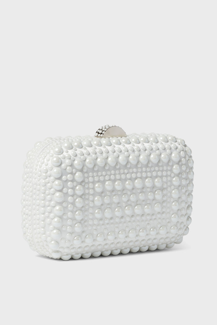 White Ari Hotfix Clutch