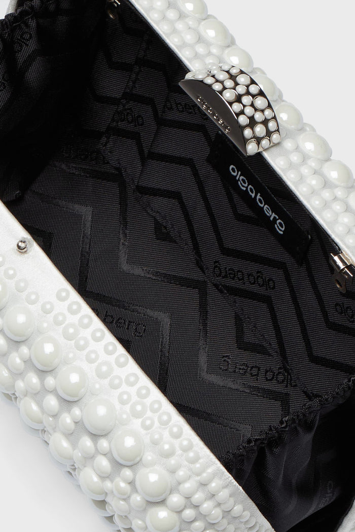 White Ari Hotfix Clutch