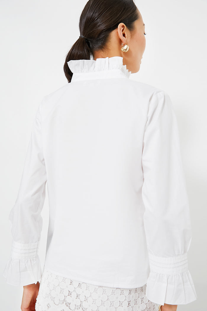 White Phoebe Blouse