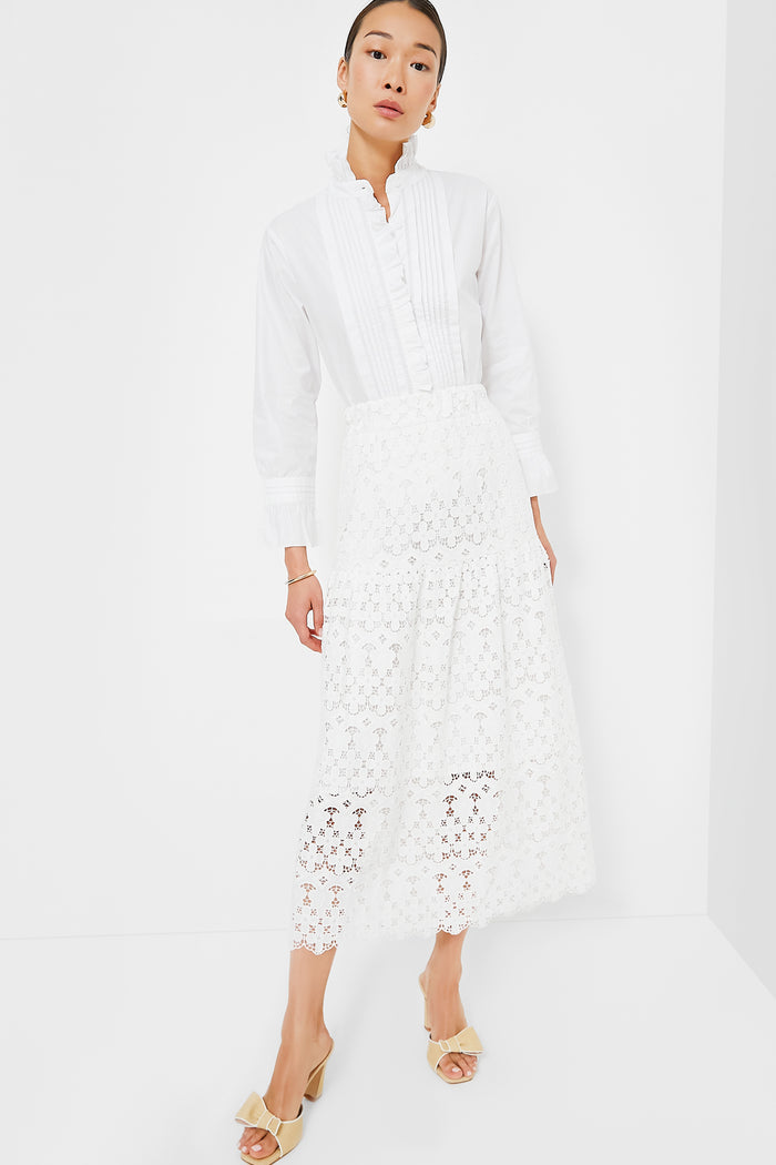 White Phoebe Blouse