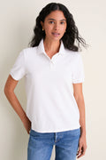 White Pique Murray Classic Polo