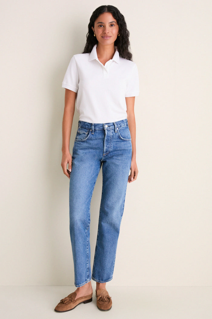 White Pique Murray Classic Polo