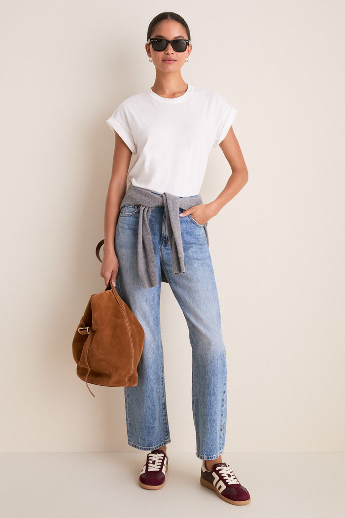 White Presley Boyfriend Tee