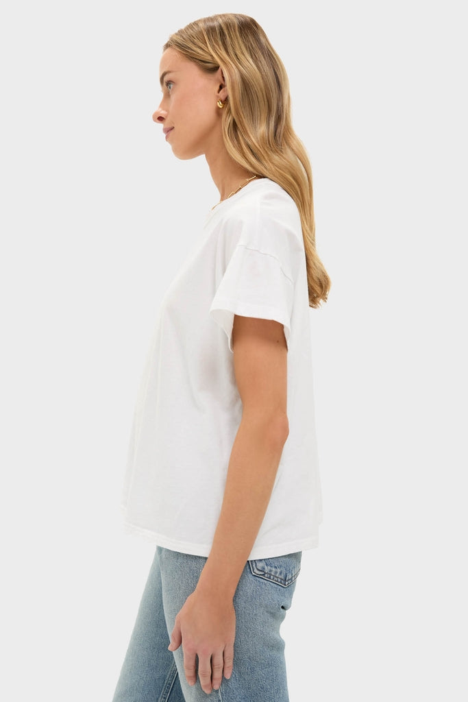 White Presley Boyfriend Tee
