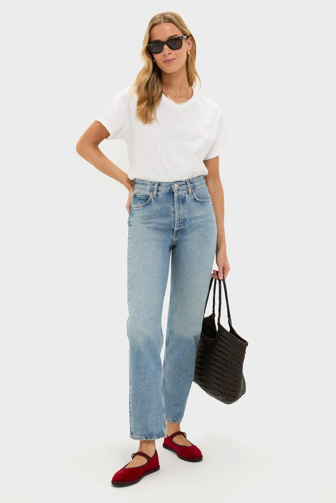 White Presley Boyfriend Tee