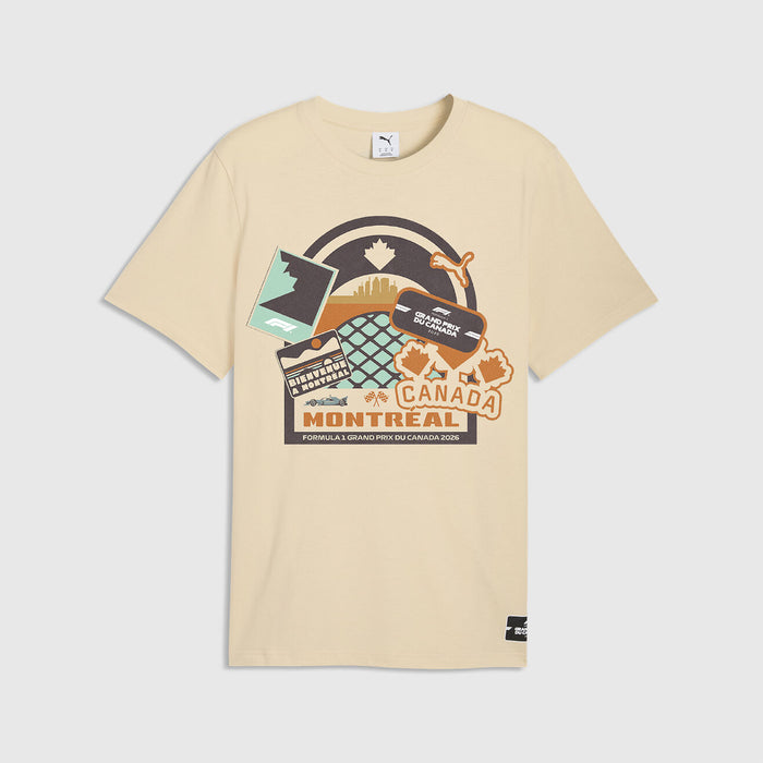 Puma x F1 Canada GP Tee Shirt Tan