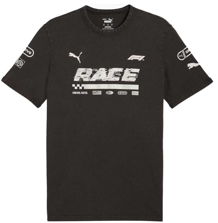Puma x F1 Graphic Ringer Tee Black